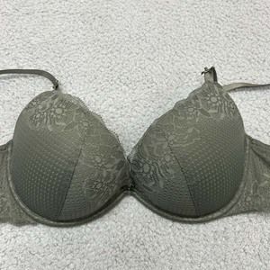 Aerie Bra 36D Plunge Emma Push up lace floral American Eagle Outfitters